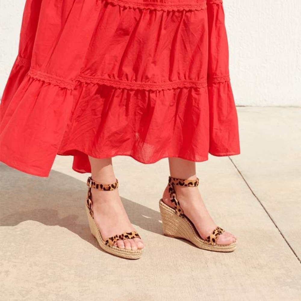 Loeffler Randall Parker  Leopard Espadrille Sandal